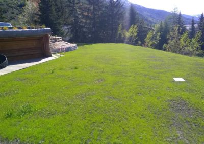 Création espace vert vers l'Argentière la Bessée