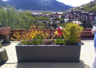 Création jardin par Montagne verte à Montgenèvre