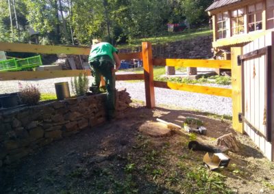 Création jardin à proximité de Briançon