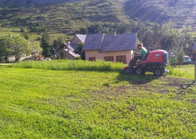 Entretient espace verts sur Montgenèvre