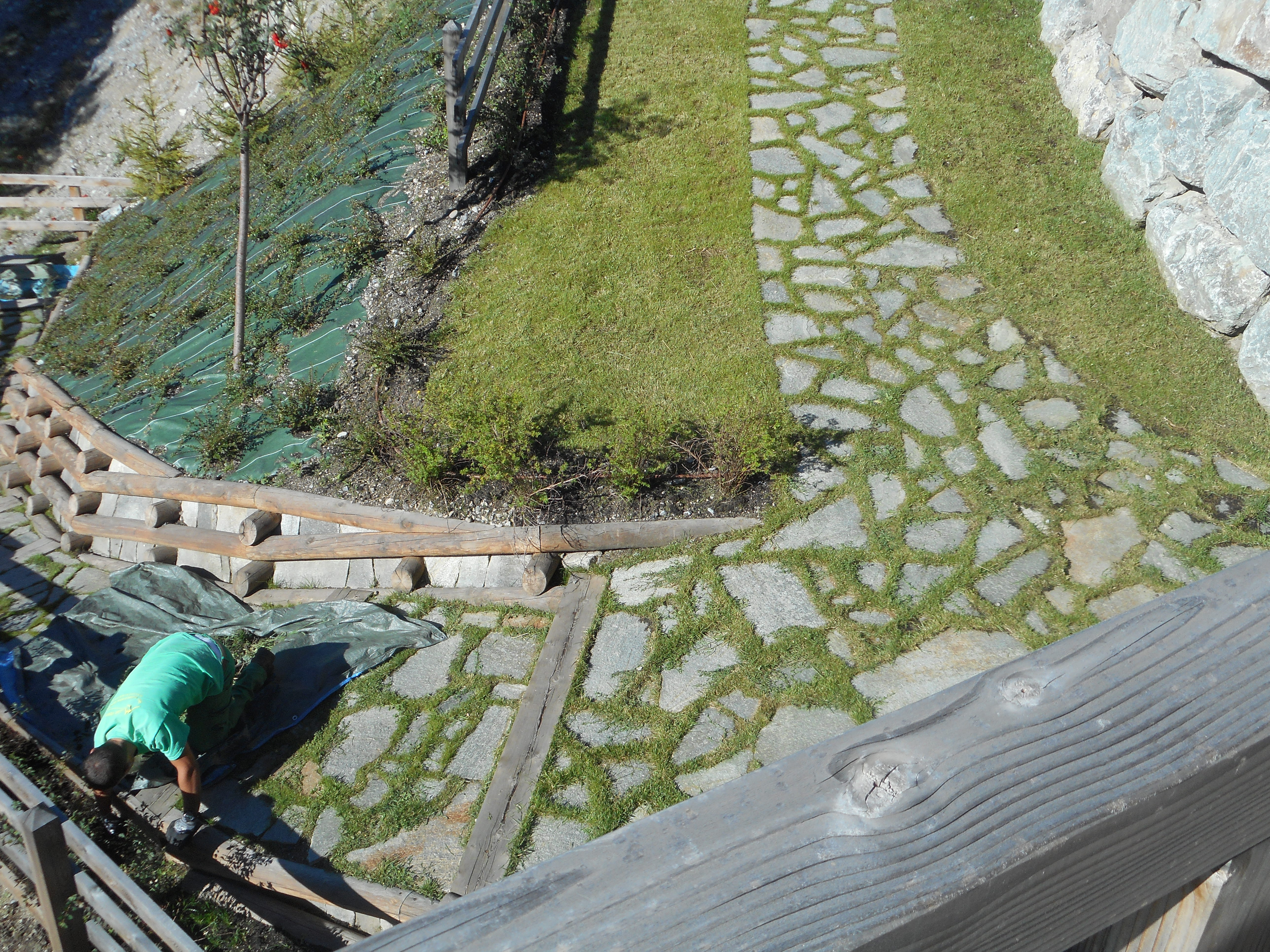 Aménagement de jardin près de Briançon
