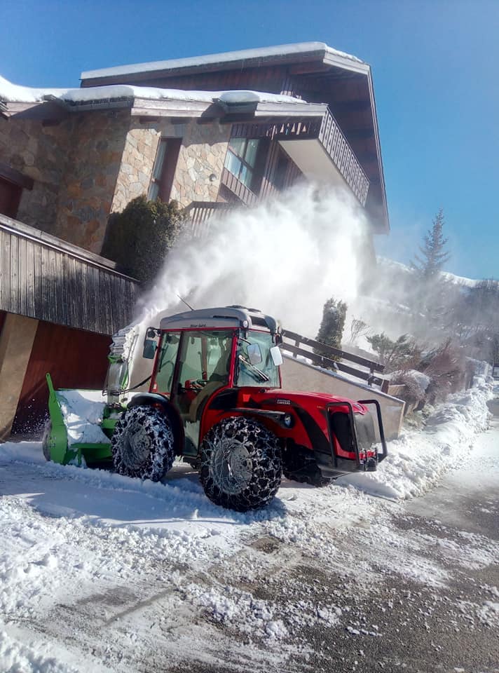 tracteur déneigement